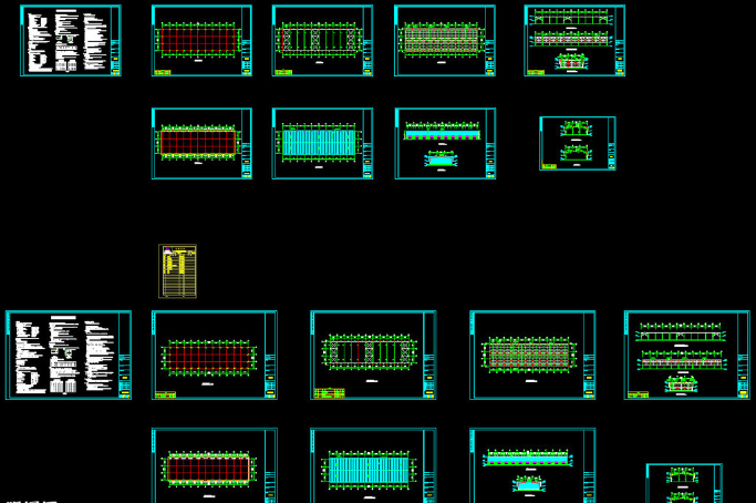 内江钢结构厂房图纸