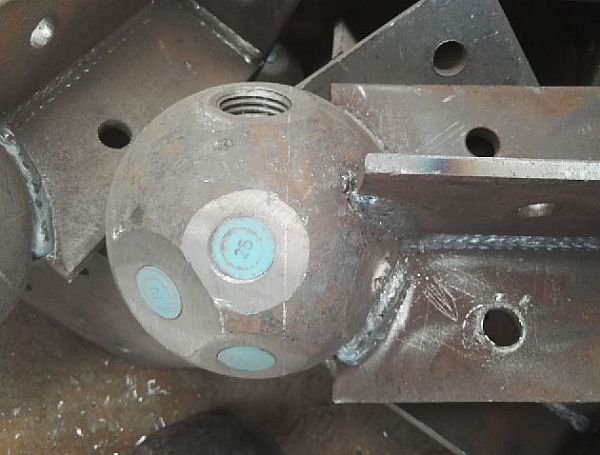 内江螺栓球球塞，网架配件